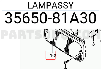 Suzuki 3565081A30 LAMPASSY