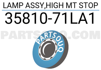 Suzuki 3581071LA1 LAMP ASSY,HIGH MT STOP