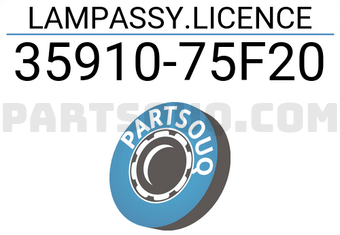 Suzuki 3591075F20 LAMPASSY.LICENCE