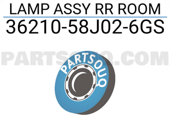 Suzuki 3621058J026GS LAMP ASSY RR ROOM