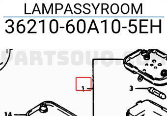 Suzuki 3621060A105EH LAMPASSYROOM