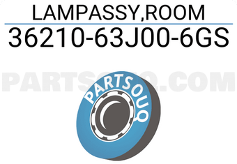 Suzuki 3621063J006GS LAMPASSY,ROOM
