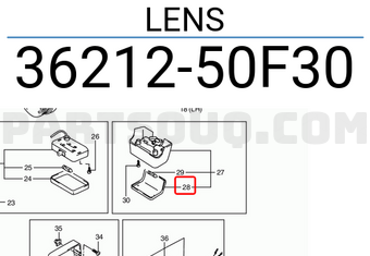 Suzuki 3621250F30 LENS