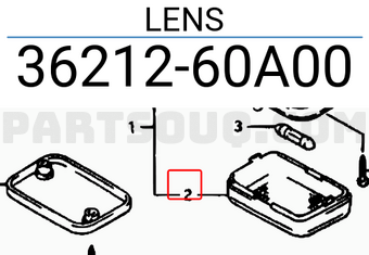 Suzuki 3621260A00 LENS