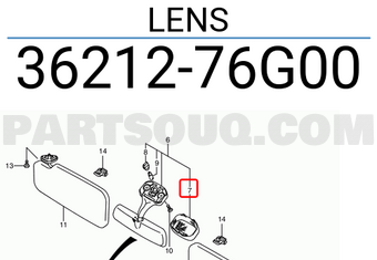 Suzuki 3621276G00 LENS