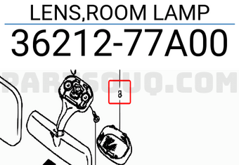 Suzuki 3621277A00 LENS,ROOM LAMP