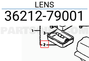 Suzuki 3621279001 LENS