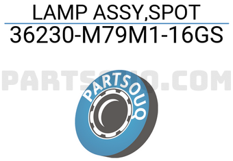 Suzuki 36230M79M116GS LAMP ASSY,SPOT