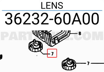 Suzuki 3623260A00 LENS