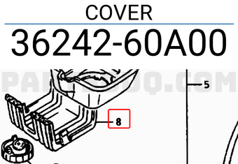 Suzuki 3624260A00 COVER
