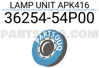 Suzuki 3625454P00 LAMP UNIT APK416