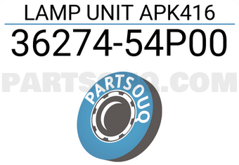 Suzuki 3627454P00 LAMP UNIT APK416