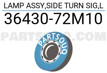 Suzuki 3643072M10 LAMP ASSY,SIDE TURN SIG,L