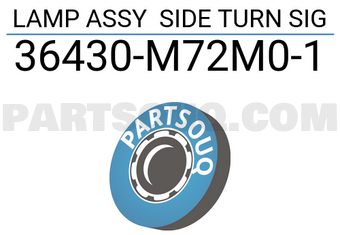 Suzuki 36430M72M01 LAMP ASSY SIDE TURN SIG