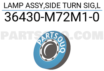 Suzuki 36430M72M10 LAMP ASSY,SIDE TURN SIG,L
