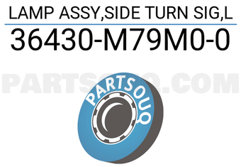 Suzuki 36430M79M00 LAMP ASSY,SIDE TURN SIG,L