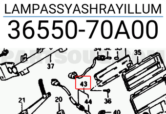 Suzuki 3655070A00 LAMPASSYASHRAYILLUM