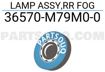 Suzuki 36570M79M00 LAMP ASSY,RR FOG