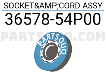 Suzuki 3657854P00 SOCKET&CORD ASSY