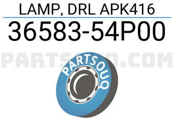 Suzuki 3658354P00 LAMP, DRL APK416