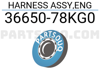 Suzuki 3665078KG0 HARNESS ASSY,ENG