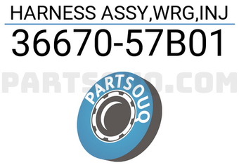 Suzuki 3667057B01 HARNESS ASSY,WRG,INJ