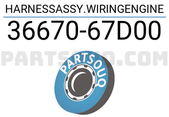 Suzuki 3667067D00 HARNESSASSY.WIRINGENGINE