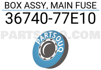 Suzuki 3674077E10 BOX ASSY, MAIN FUSE