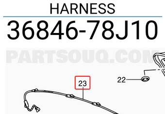 Suzuki 3684678J10 HARNESS