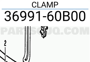 Suzuki 3699160B00 CLAMP