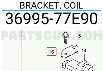 Suzuki 3699577E90 BRACKET, COIL