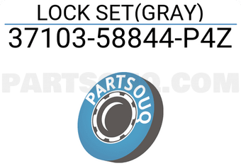 Suzuki 3710358844P4Z LOCK SET(GRAY)