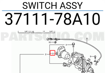 Suzuki 3711178A10 SWITCH ASSY