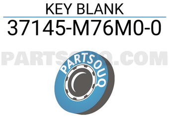 Suzuki 37145M76M00 KEY BLANK
