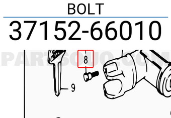 Suzuki 3715266010 BOLT