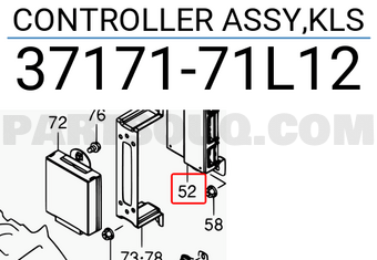 Suzuki 3717171L12 CONTROLLER ASSY,KLS