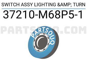 Suzuki 37210M68P51 SWITCH ASSY LIGHTING & TURN