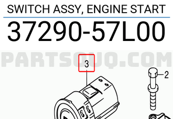 Suzuki 3729057L00 SWITCH ASSY, ENGINE START