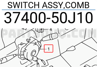 Suzuki 3740050J10 SWITCH ASSY,COMB