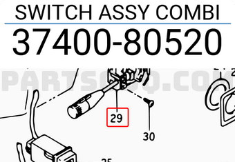 Suzuki 3740080520 SWITCH ASSY COMBI