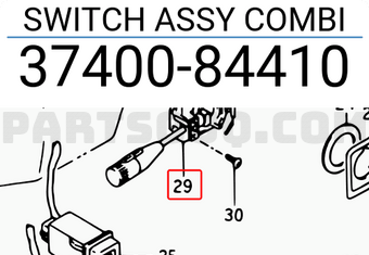 Suzuki 3740084410 SWITCH ASSY COMBI