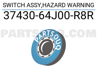 Suzuki 3743064J00R8R SWITCH ASSY,HAZARD WARNING