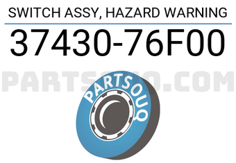 Suzuki 3743076F00 SWITCH ASSY, HAZARD WARNING