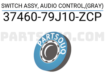 Suzuki 3746079J10ZCP SWITCH ASSY, AUDIO CONTROL,(GRAY)
