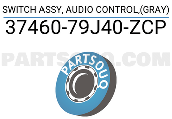 Suzuki 3746079J40ZCP SWITCH ASSY, AUDIO CONTROL,(GRAY)