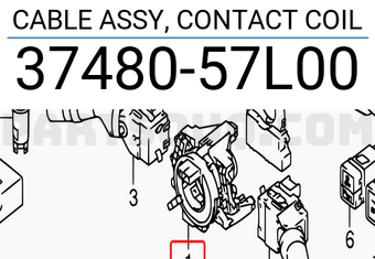 Suzuki 3748057L00 CABLE ASSY, CONTACT COIL