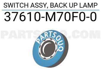 Suzuki 37610M70F00 SWITCH ASSY, BACK UP LAMP