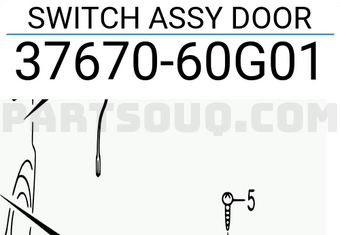 Suzuki 3767060G01 SWITCH ASSY DOOR