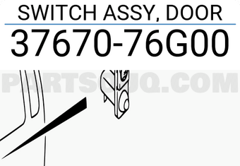 Suzuki 3767076G00 SWITCH ASSY, DOOR
