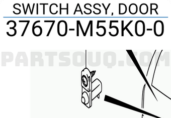 Suzuki 37670M55K00 SWITCH ASSY, DOOR